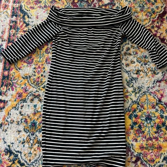 Le Château Striped slinky dress - Picture 2 of 3